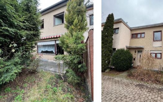 Rudow/ Reihenmittelhaus im Grünen mit Terrasse, Garage u.Keller