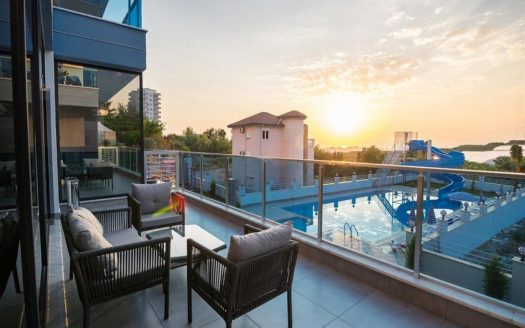 Alanya-Mahmutlar/ möblierte Wohnung  in excl. Anlage