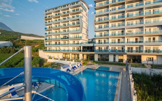 Alanya-Mahmutlar/ möblierte Wohnung  in excl. Anlage