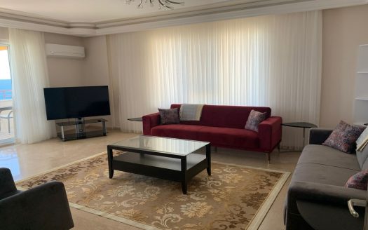Alanya/ möblierte Wohnung mit Meerblick