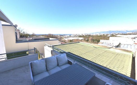 Alanya-Kargıcak/ Möblierte Duplexvilla mit Panoramablick