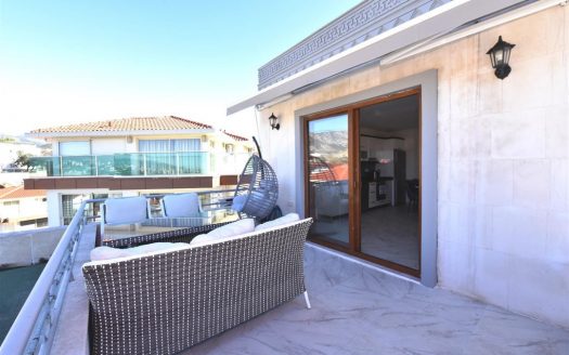 Alanya-Kargıcak/ Möblierte Duplexvilla mit Panoramablick