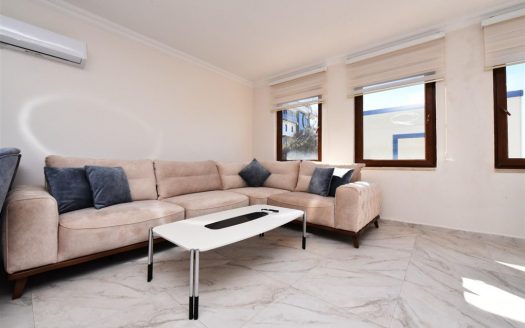Alanya-Kargıcak/ Möblierte Duplexvilla mit Panoramablick
