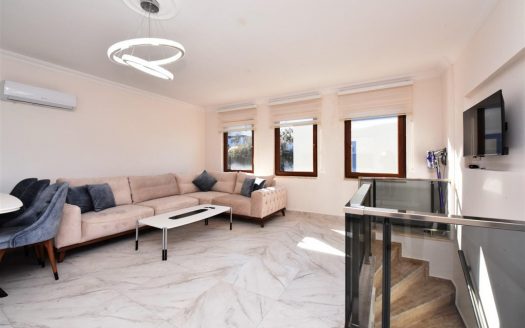 Alanya-Kargıcak/ Möblierte Duplexvilla mit Panoramablick